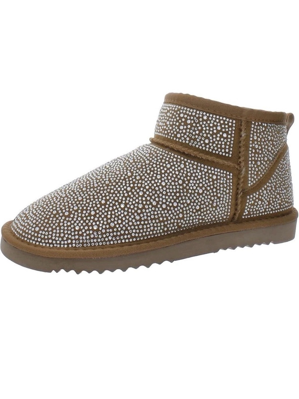 🖤🖤 INC Womens Ariee Faux Fur Ankle Winter & Snow Boots | Tan